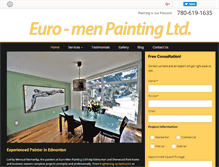 Tablet Screenshot of euromenpainting.com
